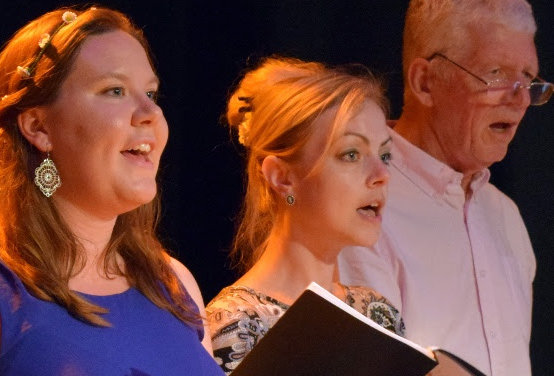 Members of Bedminster Community Choir singing